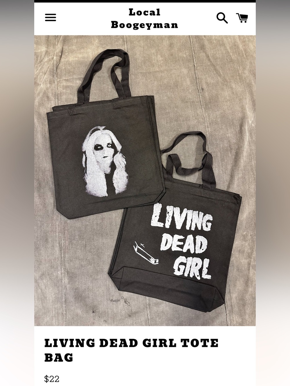 Brand new Sherri moon zombie tote